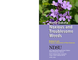 ND Noxious and Troublesome Weeds