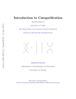 Introduction to Categorification