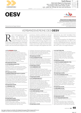 Verbandsvereine Des Oesv