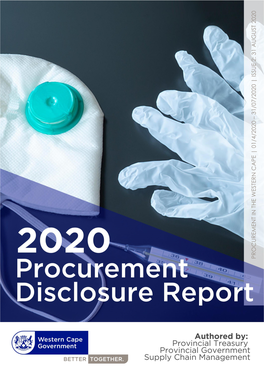 Procurement Disclosure Report April-July 2020.Pdf