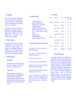 Programa De Mantenimiento Rutinario Por Microempresas