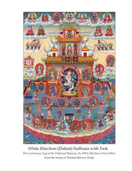 White Khechari (Dakini) Sadhana with Tsok the Continuing Yoga of the Profound Meaning, the White Khechari of Great Bliss from the Terma of Terchen Barway Dorje