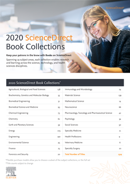 2020 Sciencedirect Book Collections