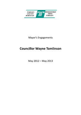 Councillor Wayne Tomlinson
