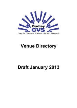Venue Directory Draft January 2013
