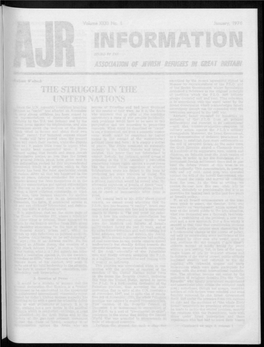 IN MEMORY of S. ADLER-RUDEL Rudel Often Sensed That the Judaism of German Jewry Was Underrated by the More a LIFE for the JEWISH PEOPLE Kind of National Autonomy'