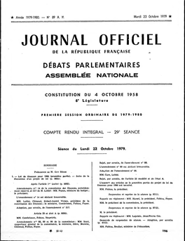 Journal Officiel De La République Française