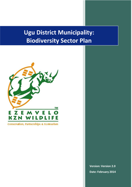 Ugu District Municipality: Biodiversity Sector Plan, Version 1.1