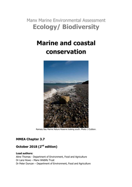 Ecology/ Biodiversity Marine and Coastal Conservation