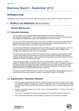 Ce Report for August Was Completed Within 4 Working Days, Which Will Enable Significantly More Time for Supporting the Business Managers in Analysis and Improvement