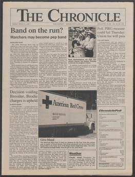 The Chronicle Tuesday, March 31, 1987 • Duke University Durham, North Carolina Circulation: 15.000 Vol