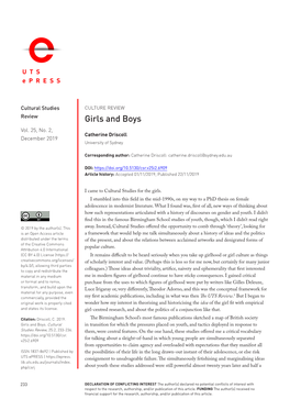 Girls and Boys Vol