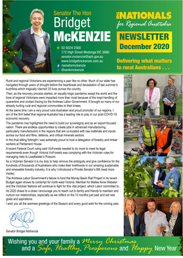 2020 December Newsletter