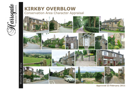 KIRKBY OVERBLOW Conservation Area Character Appraisal