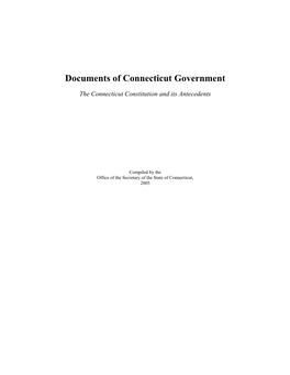 Documents of Connecticut Government