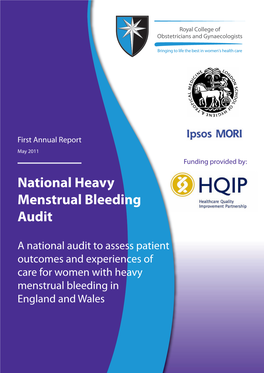 National Heavy Menstrual Bleeding Audit