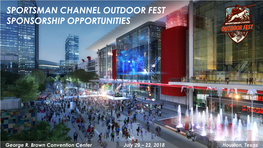 Sportsman Channel Outdoor Fest Sponsorship Opportunities