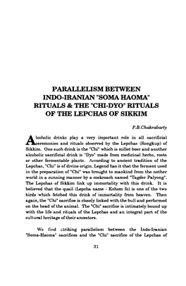 Parallelism Between Indo-Iranian 