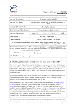 CPF Paper Response