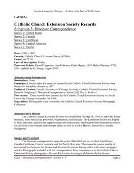 Catholic Church Extension Society