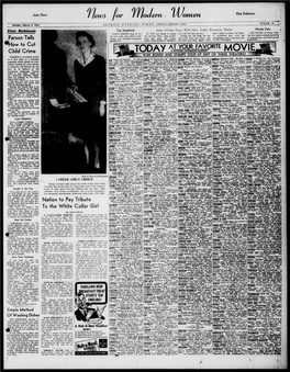 Ifjews (Or • Iddomen PAGE 9 Monday, March 8, 1943 DETROIT EVENING TIMES (PHOSE CHERRY SHOO)