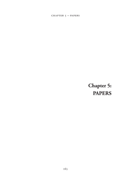 Chapter 5: PAPERS