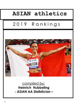Asian Athletics Ranking 2019