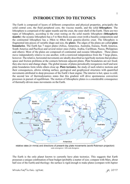 Introduction to Tectonics