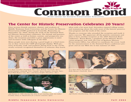 Common Bond Newsletter Fall 2004 Web.Qxd