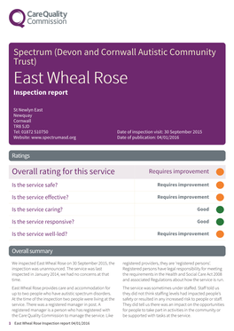 East Wheal Rose Newapproachcomprehensive Report