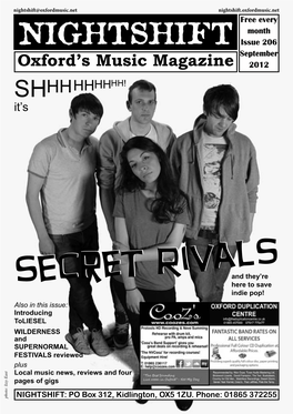 Oxford's Music Magazine