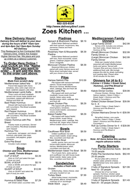 Zoes Kitchen