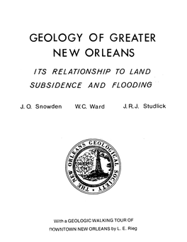 Geology of Greater New Orleans