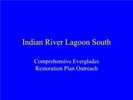 Martin County Supports the Indian River Lagoon