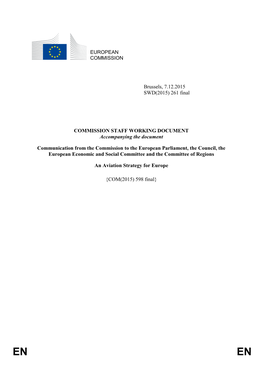 EUROPEAN COMMISSION Brussels, 7.12.2015 SWD(2015)