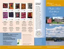 The Gee's Bend Quilt Mural Trail