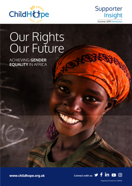 Our Rights Our Future ACHIEVING GENDER EQUALITY in AFRICA