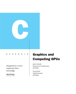 Appendix C Graphics and Computing Gpus