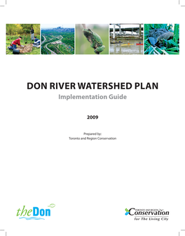DON RIVER WATERSHED PLAN Implementation Guide