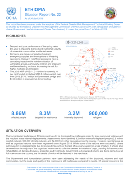 ETHIOPIA Situation Report No