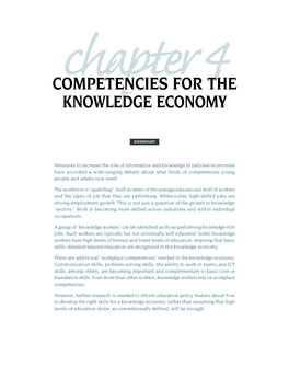 Competencies for the Knowledge Economy