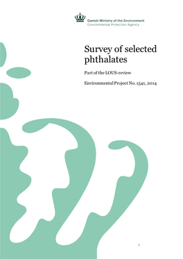 Survey of Selected Phthalates