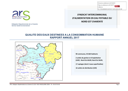 Qualite Des Eaux Destinees a La Consommation Humaine Rapport Annuel 2017