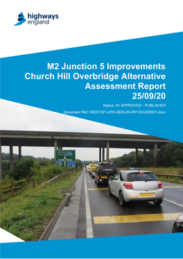 Church Hill Overbridge Alternative – Assessment