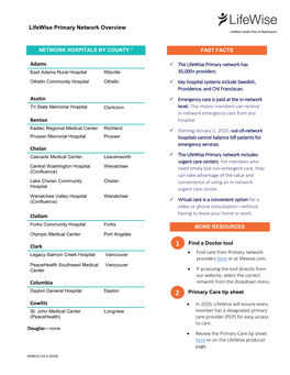 Lifewise Primary Network Highlights