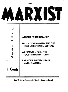 Volume 5, No. 3, June, 1939