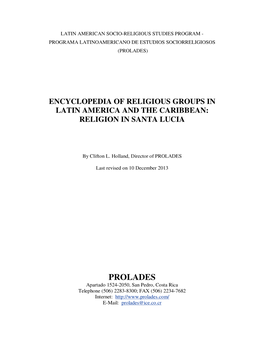 Religion-St-Lucia-2013-Eng.Pdf