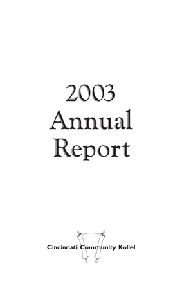 2003 Annual Report