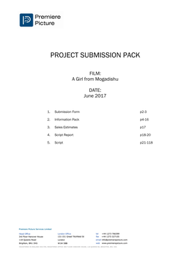 Project Submission Pack