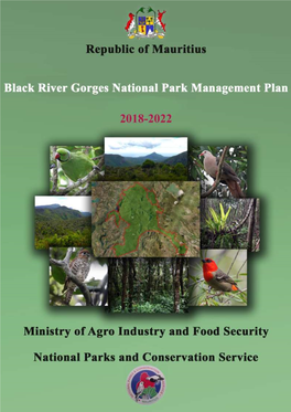 Black River Gorges National Park Management Plan 2018 - 2022